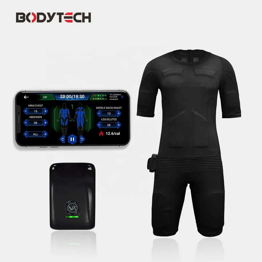 

Электростимуляция Body Fit Стимулятор мышц всего тела EMS вдома