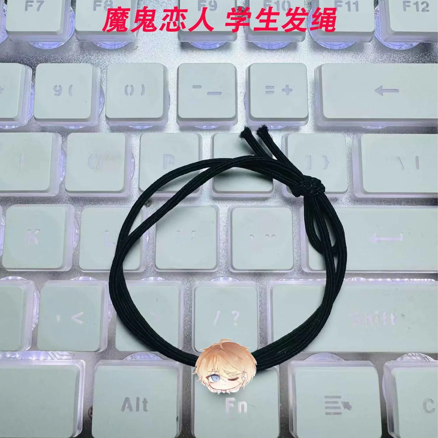 6 個ディアボリックラバーズアニメ小森ユイヘアロープかわいい高弾性ヘッドバンド漫画少女女性ヘアアクセサリーギフト