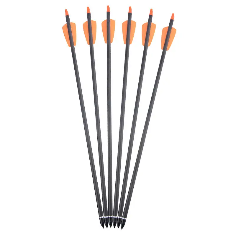 Short Arrow 7.5/15/20 Inch Carbon Fiber Arrow Short Bolt OD 7.4/8.8mm Hunting Sports Shooting Practice Archery Accessories