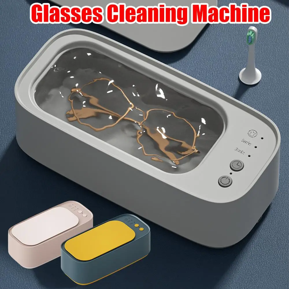 Portable Cleaning Machine High Frequency Vibration Wash Cleaner Jewelry Eyeglasses Pacifier Dentures Makeup Tool Cleaning Tools