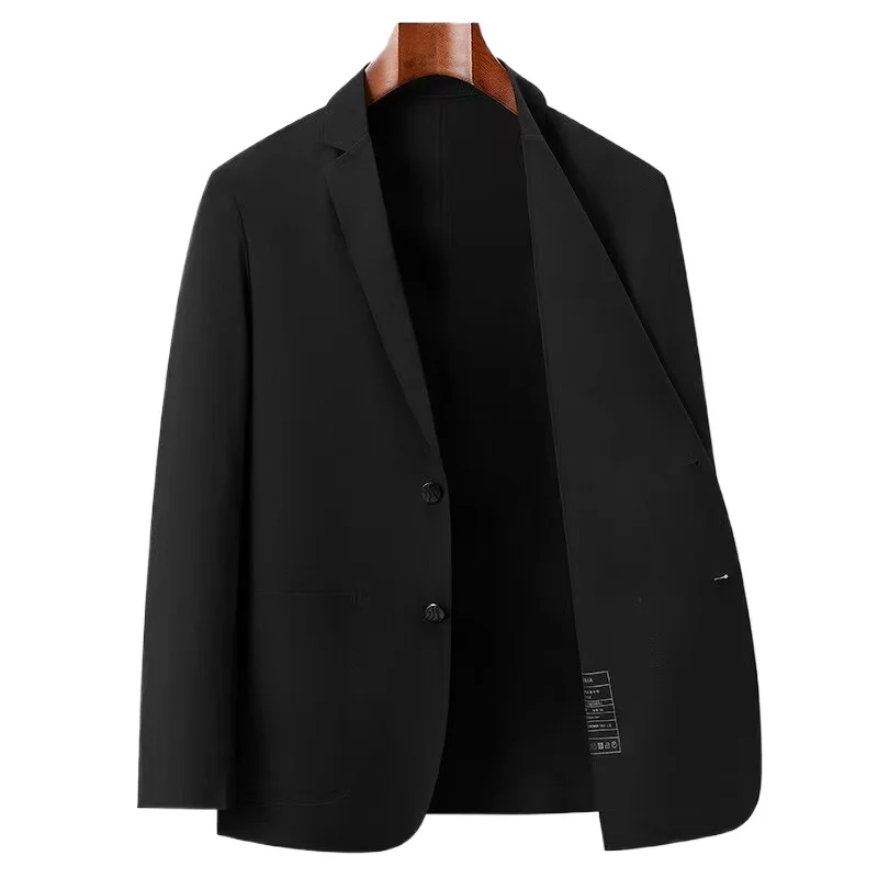 2026 Spring and Summer New Men's Casual Suit Light and Thin Elastic Non trace Wrinkle Resistant Suit Coat Sunscreen Breathable