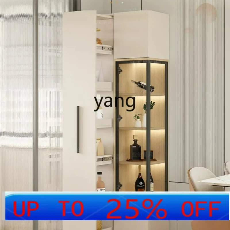 

LH Sideboard Wine Cabinet Integrated Wall-Mounted Gap Cabinet Corner Display Cabinet