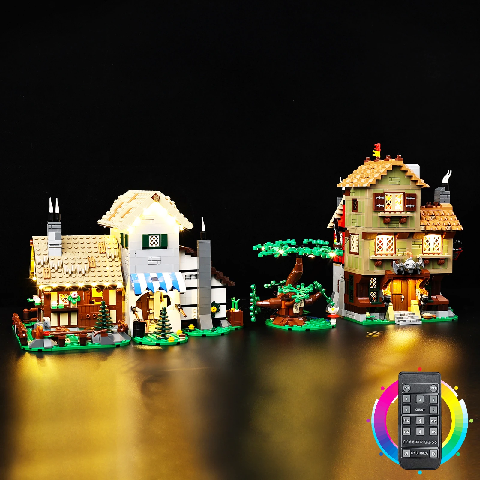 

LED Lighting Set Suitable for LEGO Medieval Town Square 10332 Building Blocks