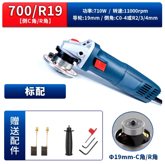 CR angle inner arc hole small hole metal mold chamfering machine