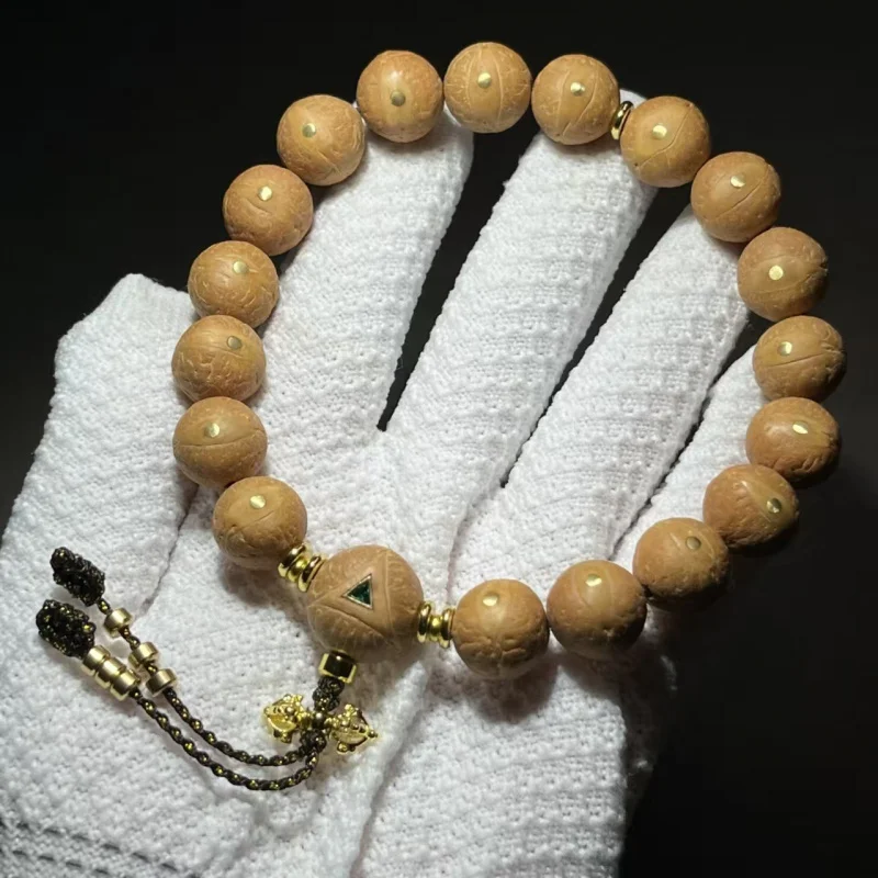 Phoenix Eye Bodhi DIY Lu Ming Style Prayer Beads, 13MM Handheld Size, Chinese Style Prayer Bead Jewelry for Men and Women