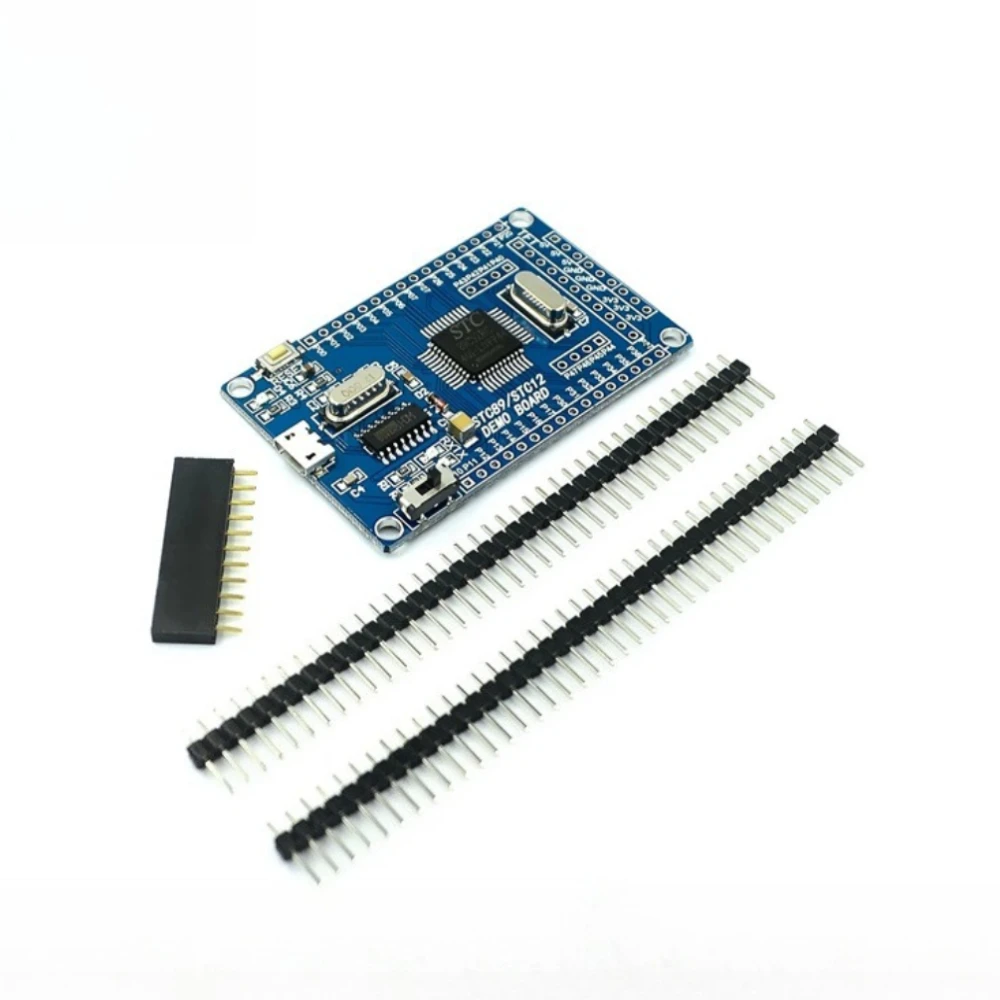 

Плата разработки микроконтроллера STC89C52, мини-системная плата 51 MCU для проектов обучения программированию на Arduino