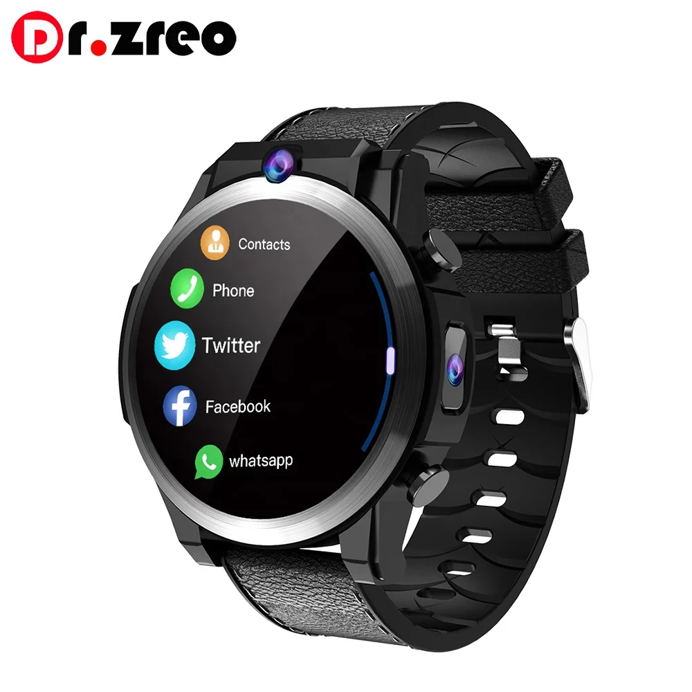 

Janus 3GB+32GB 4G LTE GPS Video Calling Smartwatch 1.6 inch Android 7.1 MTK6739 1.25GHz 5MP Dual Camera Smart Watch New Arrived