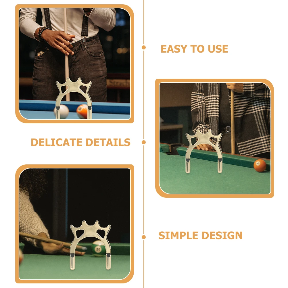 

Detachable Metal Billiards Bridge Head Snooker Pool Stick Rack Non Slip Surface Portable Cue Rest For Billiards Accessories Pool