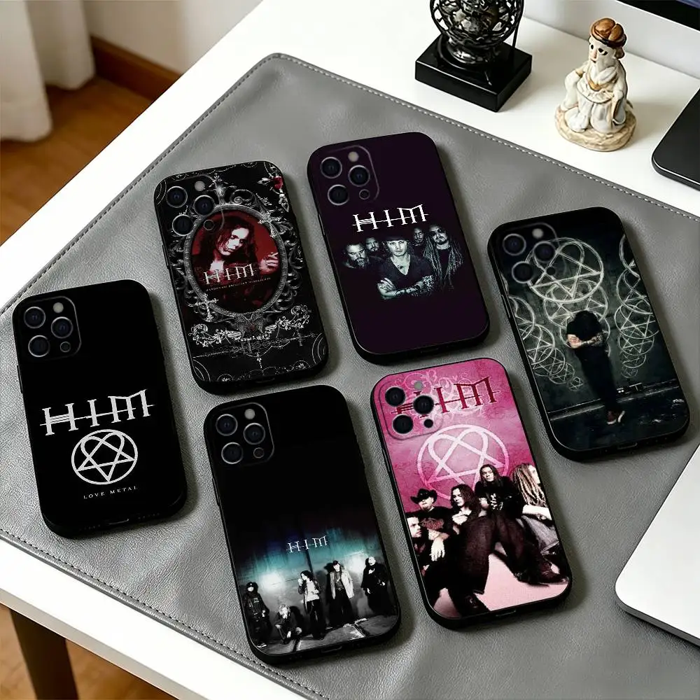 

HIM-R Razorblade Romance Phone Case For iPhone 17, 16,15,14,13,12,11 Plus,Pro Max, Others Soft Black Cover