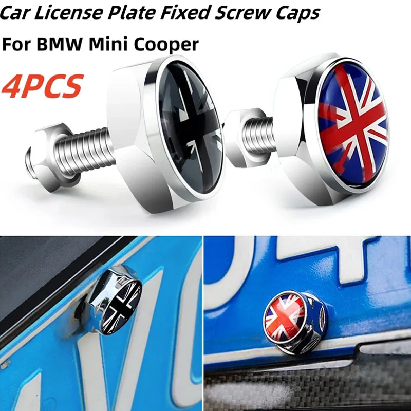 4Pcs Car License Pl…