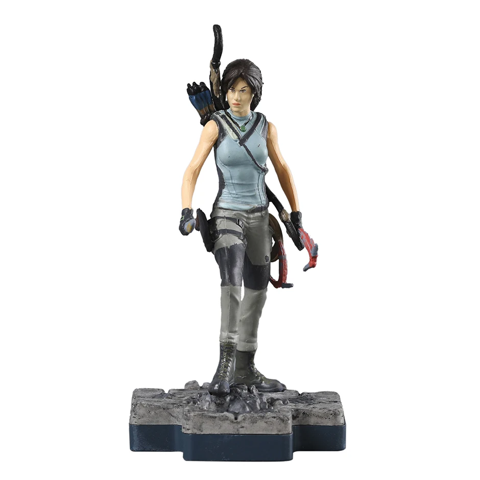 Sombra del Tumba Raider Lara Croft No. Figura de juguete de 3 figuras, figura de PVC, modelo coleccionable, regalo de muñeca