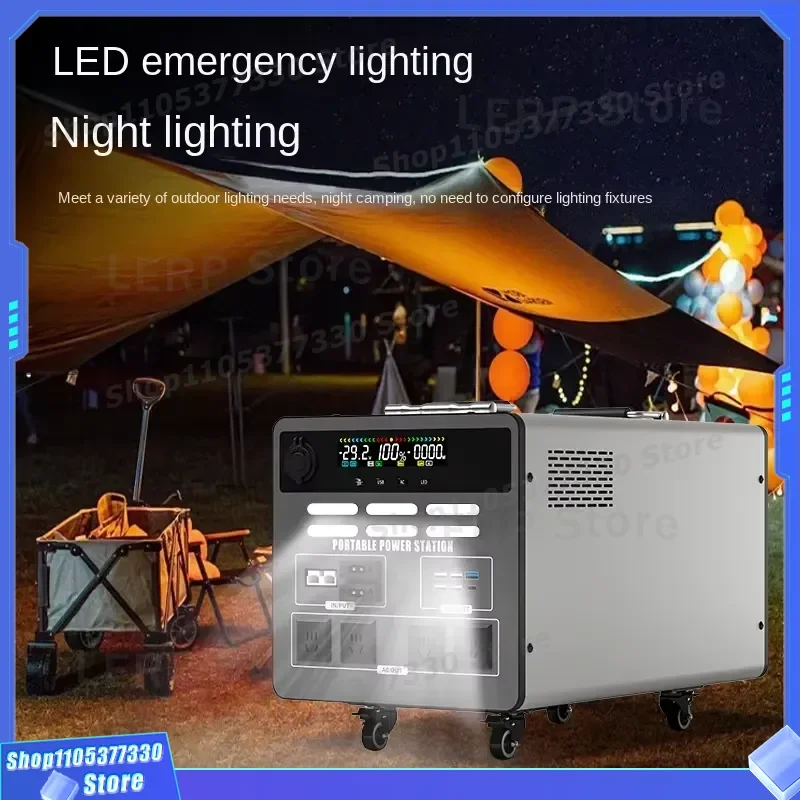 high quality Outdoor Mobile Power Supply 2500W 3500W 5500W Solar Panel Energy Storage System LiFePO4 Fast Charging Vehicle