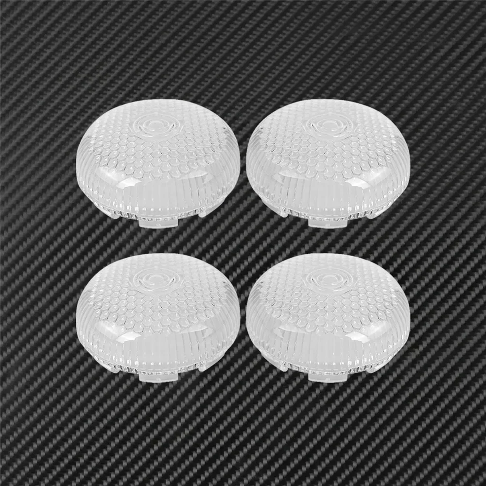 Motorcycle Turn Indicator Signal Light Lens Cover For Harley Touring Electra Glide Road King Sportster XL883 48 Iron Fatboy Dyna