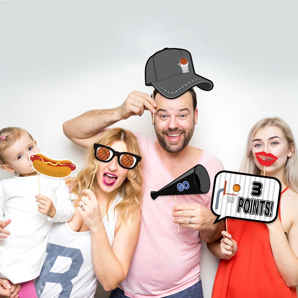 

1st Farewell Athletic Basketball Party Supply Birthday Theme Photobooth Props