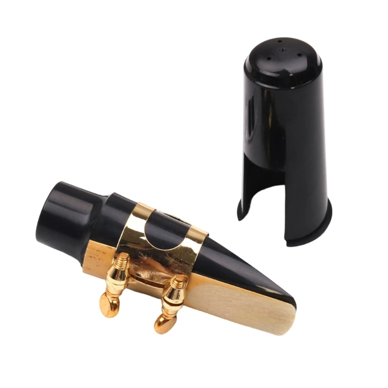  Altos Saxophone Mouthpiece Set Includes Saxophone Mouthpiece, Plastic Cap, and Metal Ligature Clip Saxophone Parts Set
