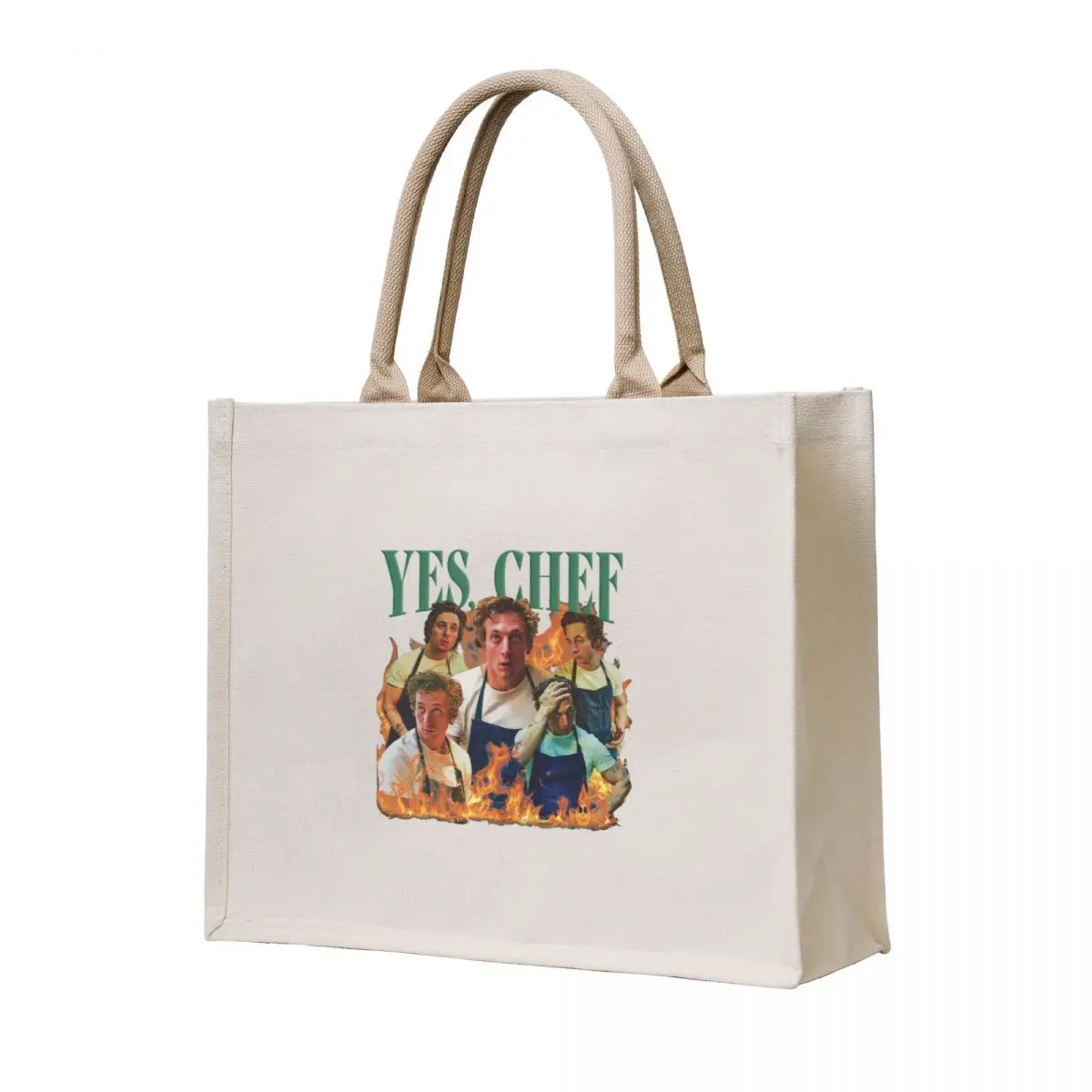 Yes Chef Jeremy Allen White The Bear Tv Show Tote Bag large size bags canvas tote hand bag