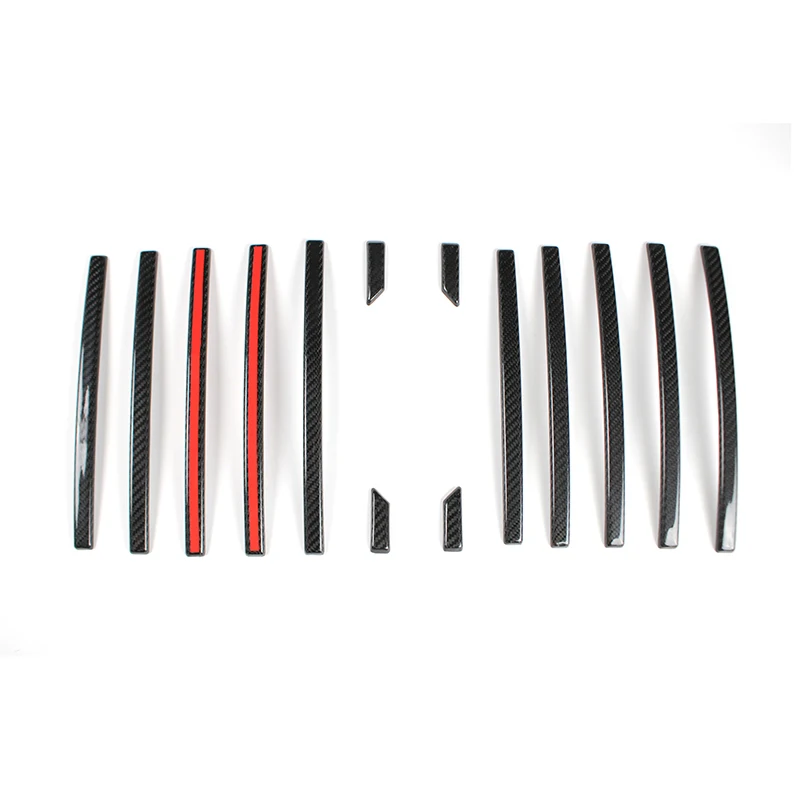 For G Wagon W464 B Style B900 Rocket Dry Carbon Grille Trim Strip G63 Grille Dry Carbon Trim Strip G Class Amg Dry Carbon Grille