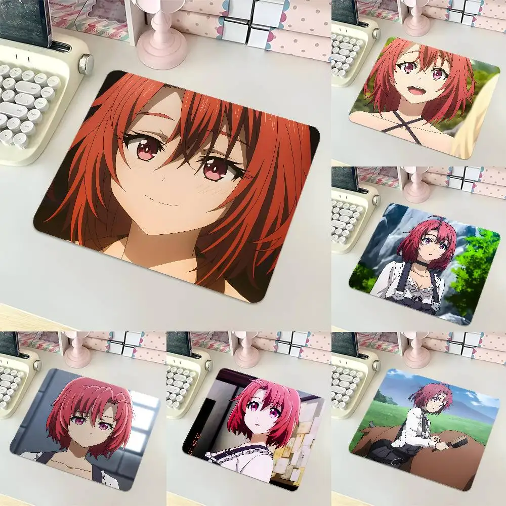 1pc Cow Girl Goblin Slayer Small Mousepad Keyboard Pad Laptop Cushion Non-slip Deskpad