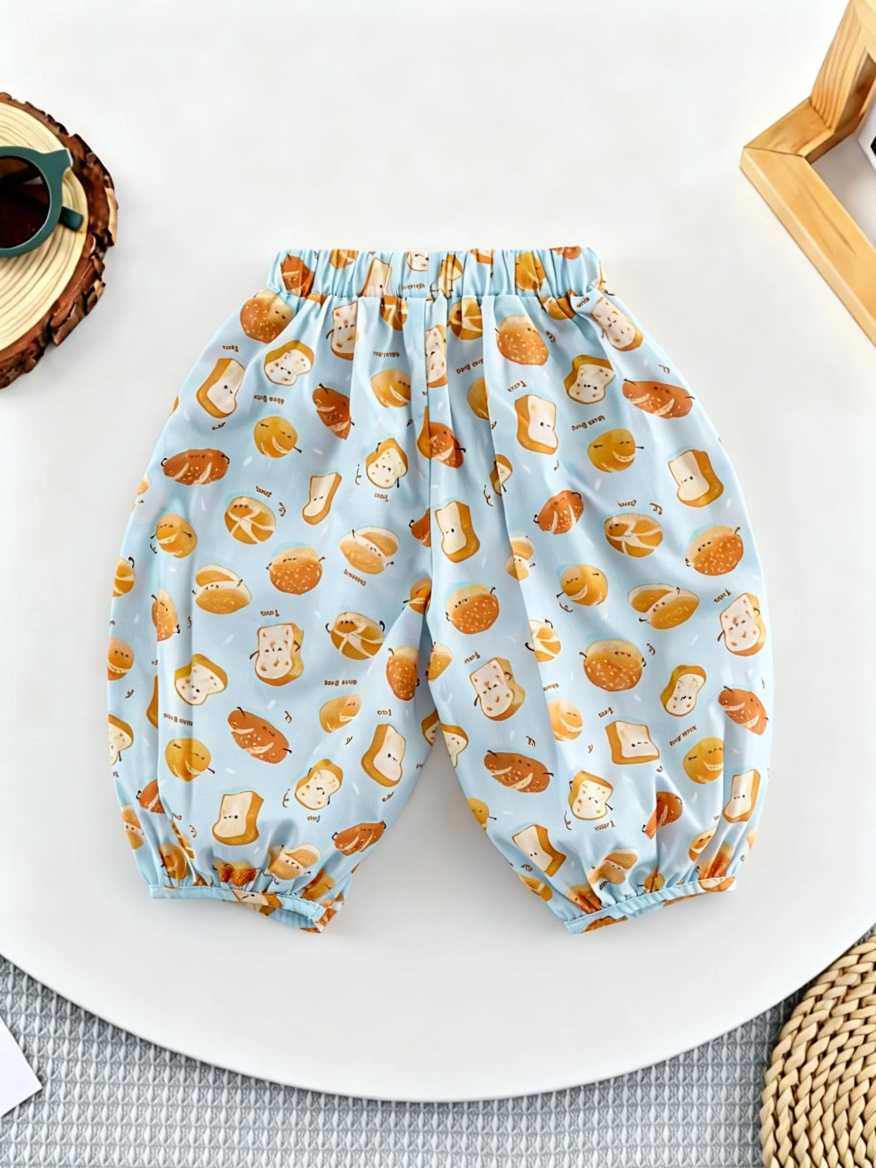 Slim-Fit 2026 New Style Baby Girl Long-Length Baby Outerwear Pants with Elasticized Cuffs