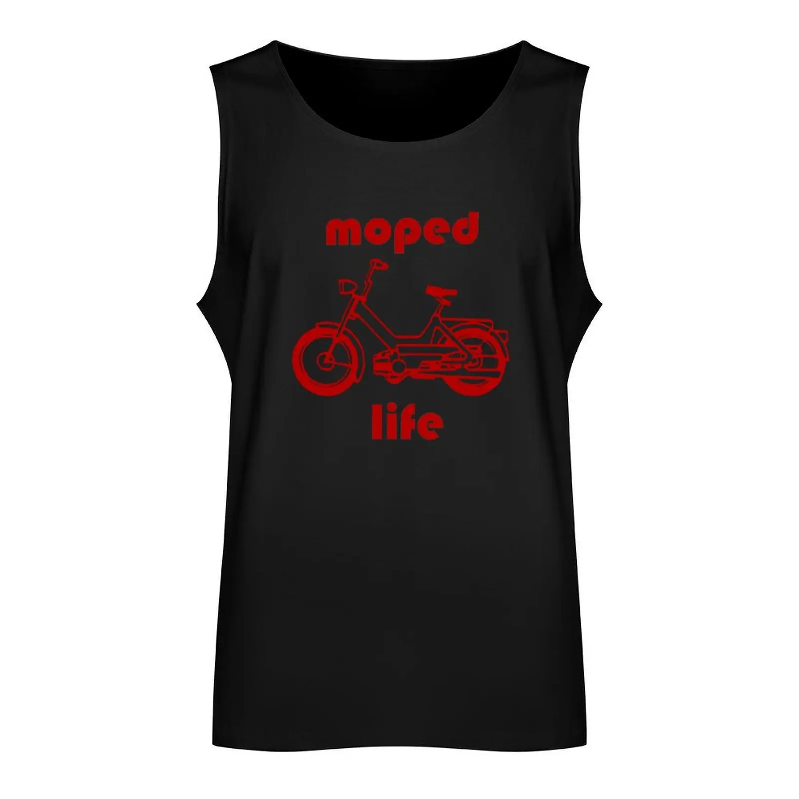 MOPED LIFE - Puch Maxi Tank Top Men's clothes luxury style Men's gym articles sleeveless Men's t-shirts summer clothes