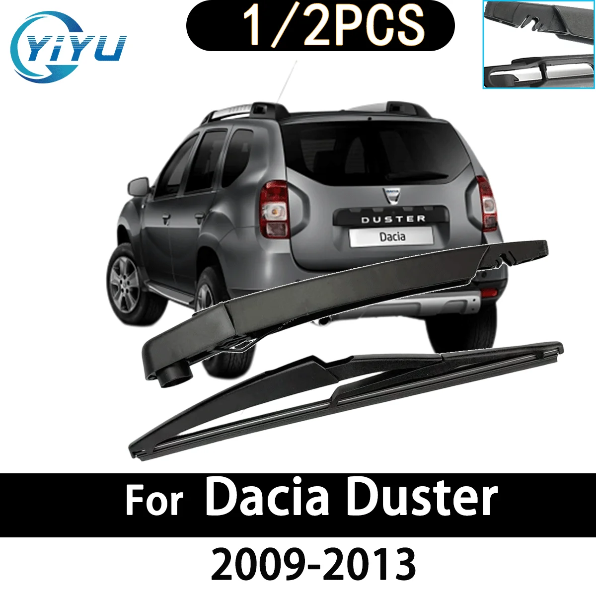 Auto Heckscheibenwischerarm Wischerblatt für Dacia Duster 2009-2013 Autozubehör Zubehör