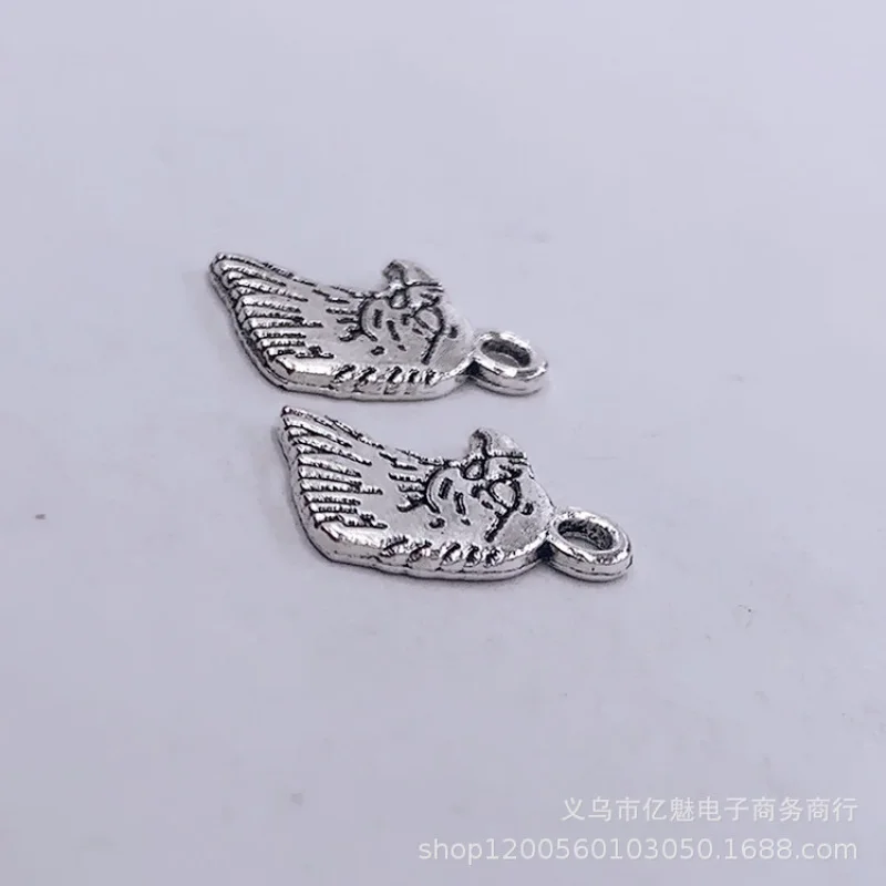 Factory Direct Sales 100Pieces diy Combined 13mm Eagle Head Bracelet Necklace Clothing Gift  Bookmark Material Eagle Pendant