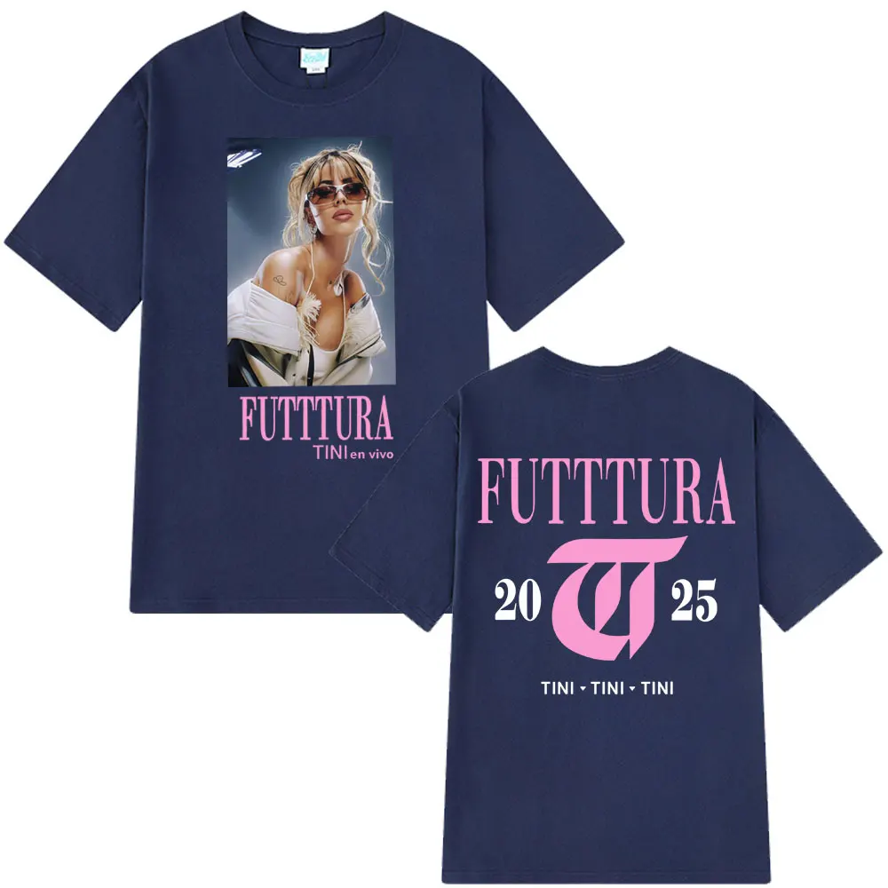 المغني تيني ستوسيل ألبوم فوديراخرا 2025 ميرش تي شيرت الرجال النساء موضة تيز القطن عادية الهيب هوب المتضخم تي شيرت الشارع الشهير