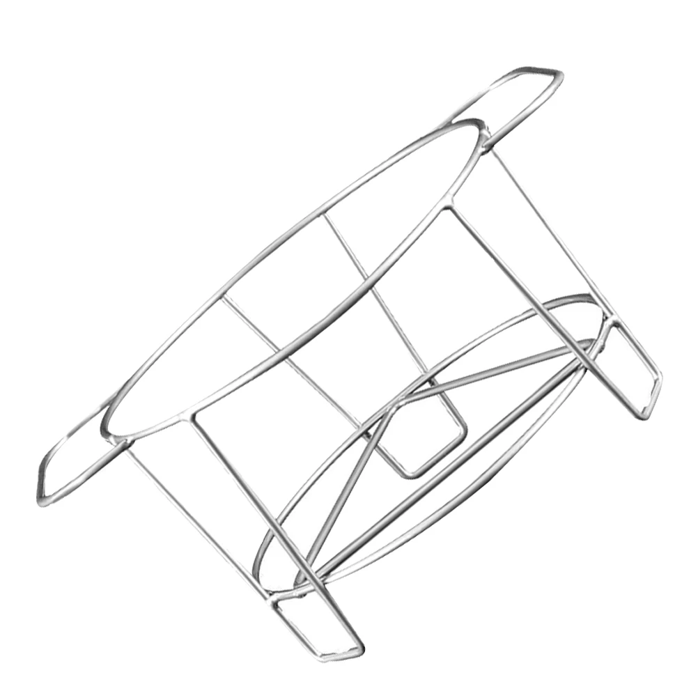 

Stainless Steel Grill Stove Rack 20cm Round Tube Fire Pit Camping Burner Rack Lightweight Portable Outdoor BBQ Multi Function