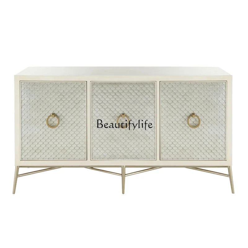 

ls 04Nordic American European porch cabinet storage living room modern simple decoration door cabinet