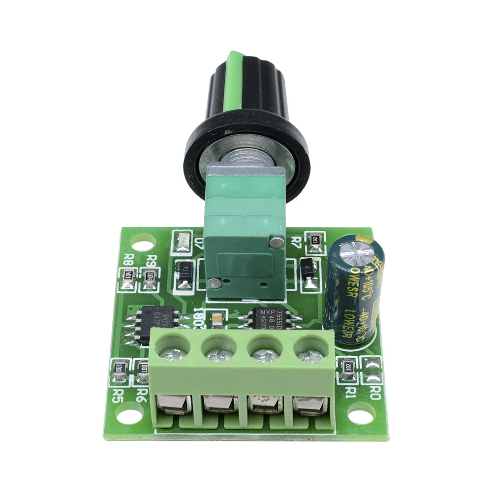 DC 1.8V-15V 2A 30W PWM Motor Speed Controller Regulator Low Voltage Fan Speed Control Switch PWM Adjustable Drive 5V 12V