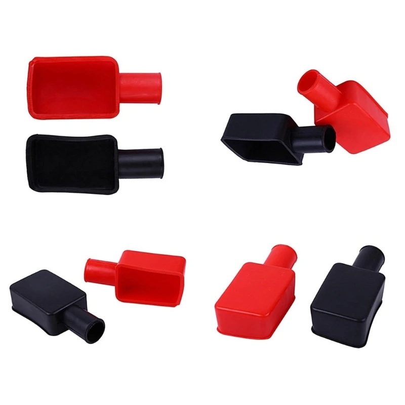 XA6H High Temperature Resistant Silicone Battery Terminal Covers Protectors Prevent Corrosion Universal Fit for Car and Truck