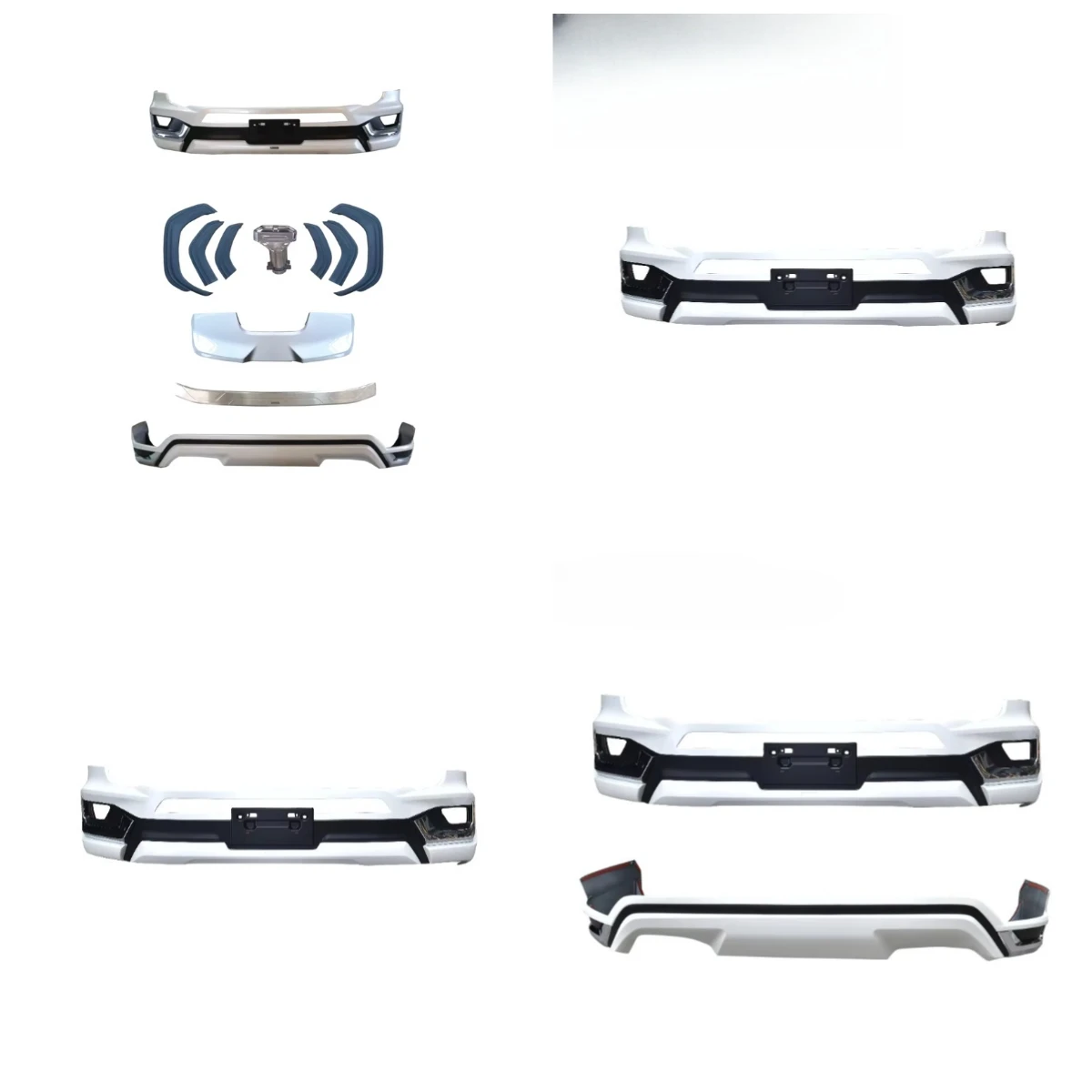 

Stlf Car Body Kit Front Bumper Guard Surrounded Tail Lamp Bumper Grille For Cruiser LC300 Body Kit 22 Mona Lisa