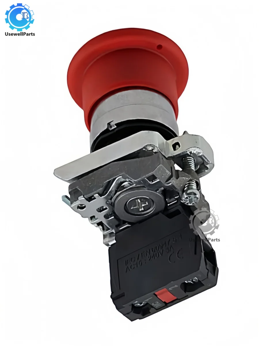 UsewellParts 4360475 Red Stop Emergency Switch Used For JLG Scissor Lift And Boom Lift