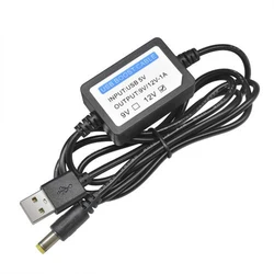 USB Charge Power Boost Cable DC 5V To 9V/12V 1A 2.1x5.5mm Step UP Converter Adapter USB Cable with Boost Component for Router