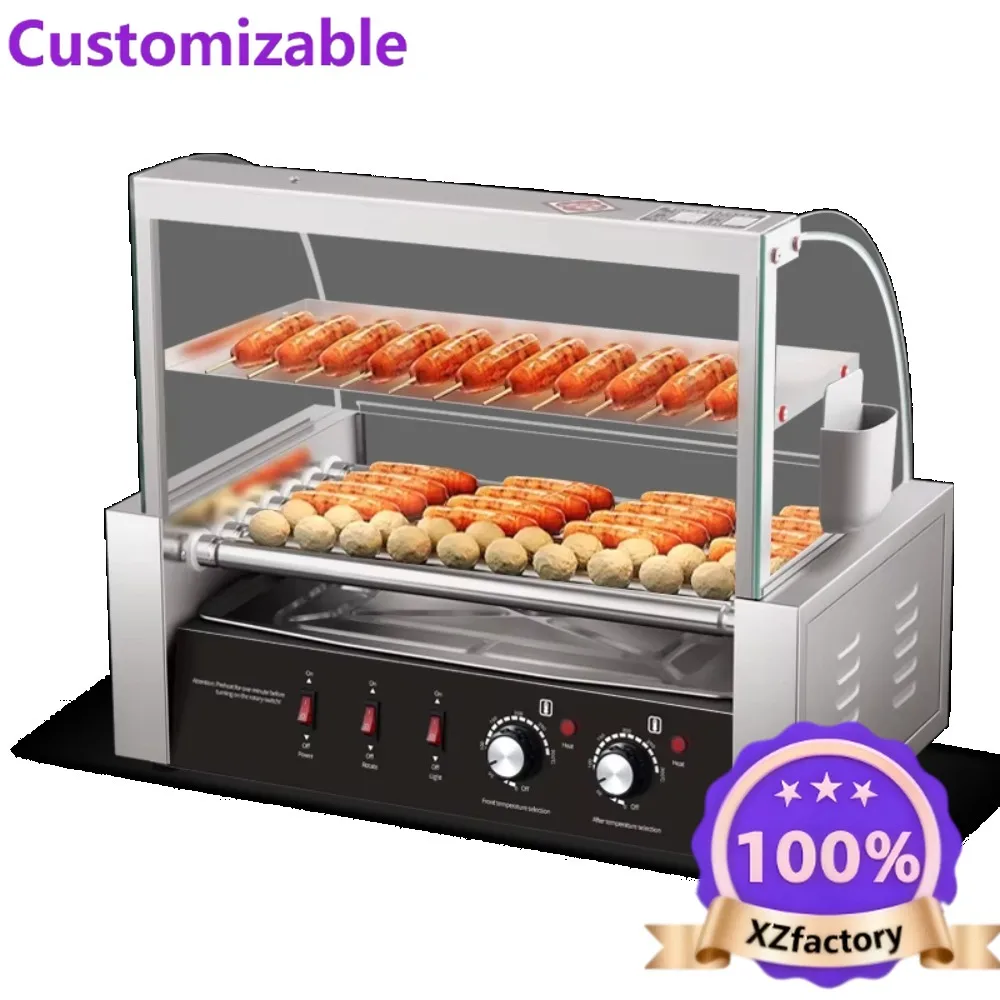 Factory Direct 2026 Commercial hot dog machine hot dog roller for efficient sausage grilling