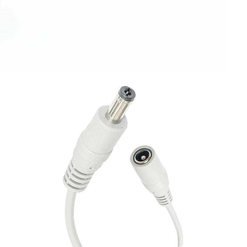 50M Network & Power Integrated Cable, PoE Combined Extension Cord with Connector for Security Camera