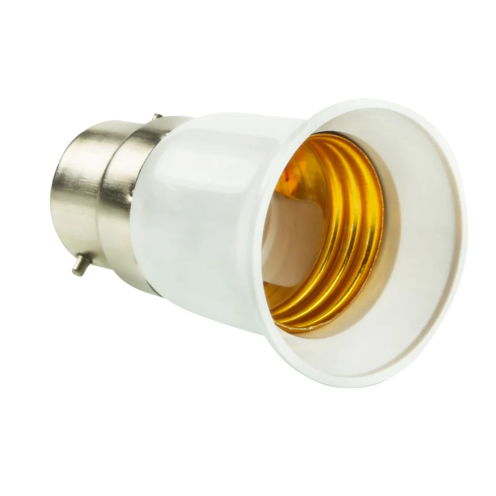 B22 To E27 Adapter Edison Screw Light Bulb Adaptor Converter LED Lamp Holder Conversion Bulb Base Lighting Accessories