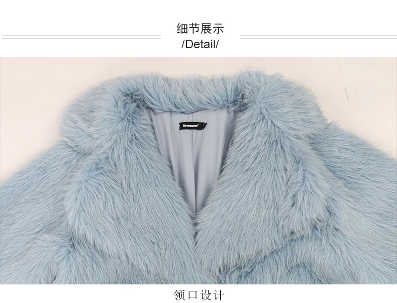 Lautaro Winter Long Oversized Pink Thick Warm Soft Shaggy Fluffy Faux Fur Coat Women Pockets Lapel Loose Sweet Cute Fashion 2022