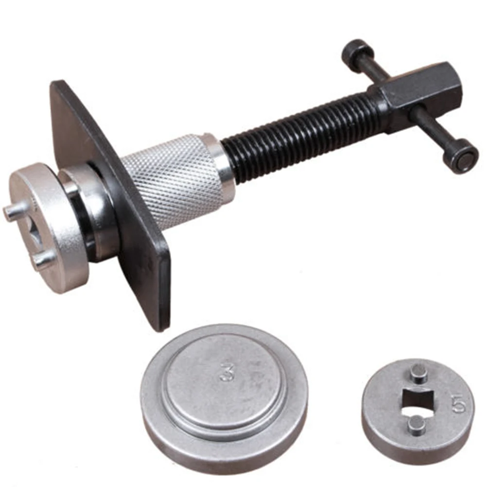 

Brake Adjuster Professional Tool Kit for Disc Caliper Reset Piston Durable Long Lasting Disk Brake Tools Set Work Lamp Car
