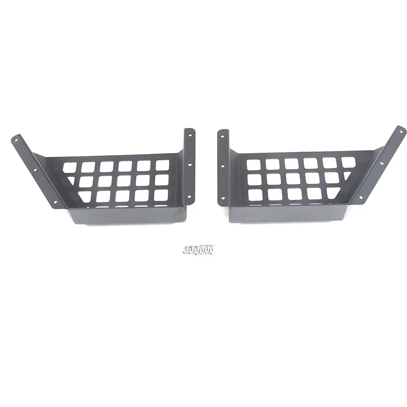 For Land Rover Defender 90 110 130 2004-2019 Aluminum Alloy Black Car Door Storage Basket Car Accessories