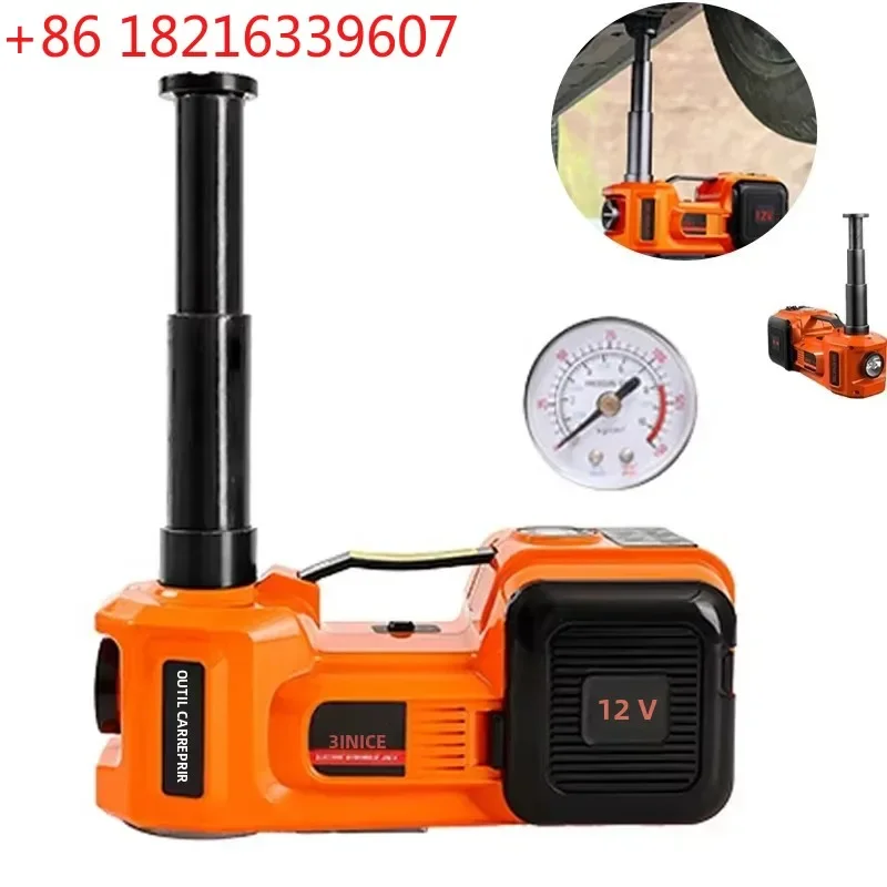 TAO 12V Off-Road Electric Hydraulic Jack 3-in-1 Tire Changing Kit Emergency Car Lifting Tool Portable Jack for SUV Roadside Assi