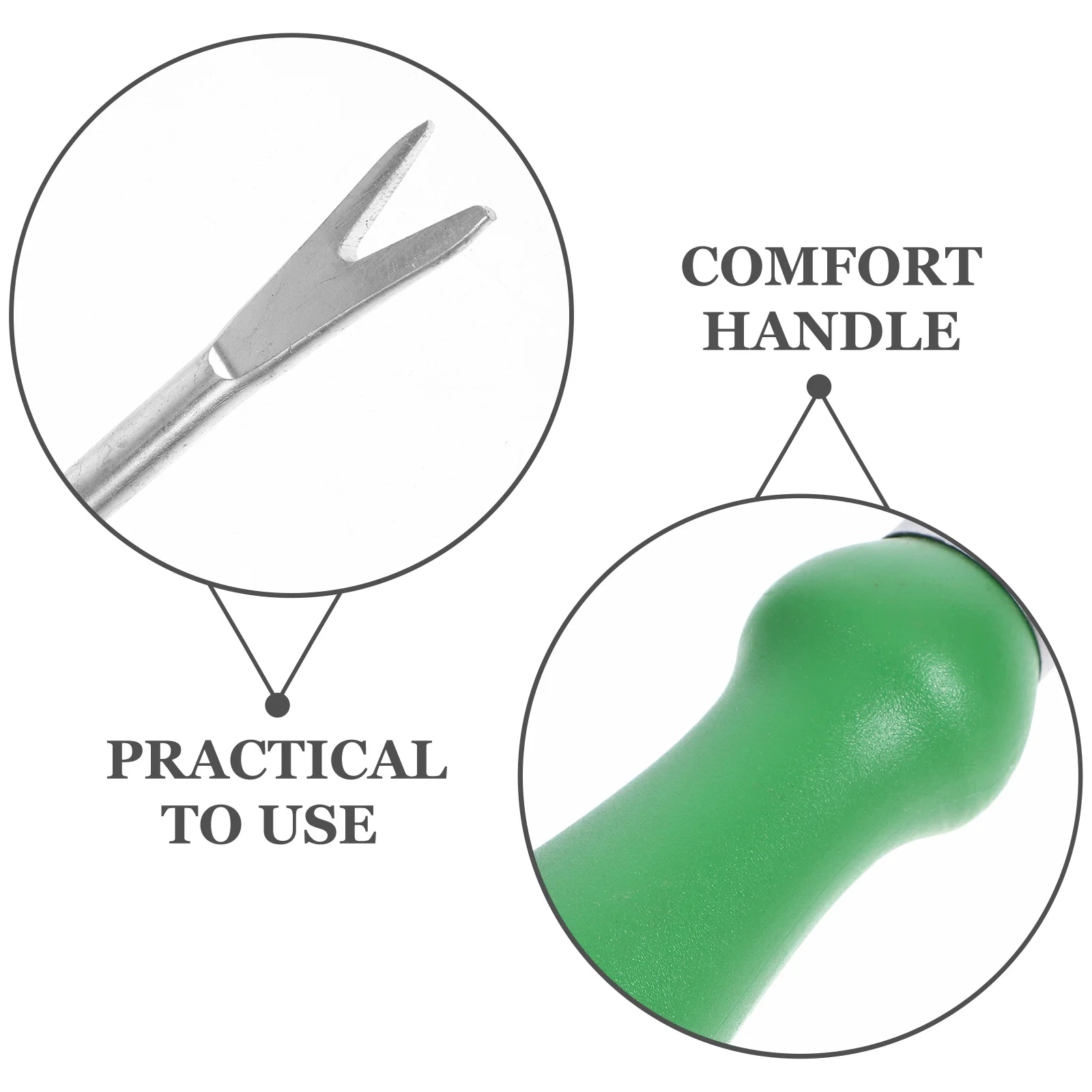 

Plastic Handle Root Picker Weeder Durable Grass Puller Gardening Tool Shovel Lightweight Outdoor Plant Tools Spade