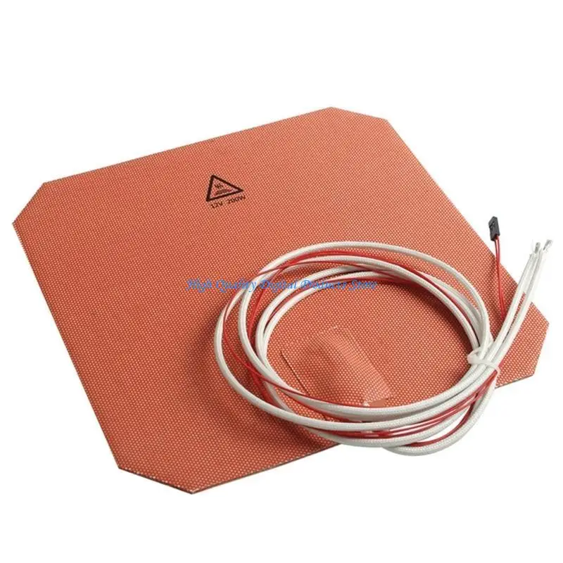 U2JE Printers 12V 200W Silicone Heating Pade Heter Square Square Bed สำหรับ Anycubi