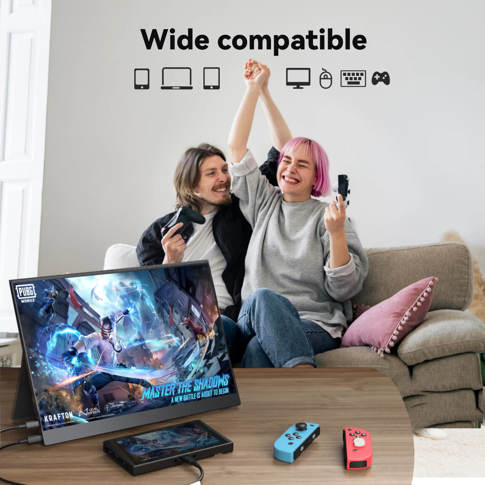 Custom Design 21.5 Inch 1080p Hd Screen Smart Display Portable 75hz Gaming Laptop Portable