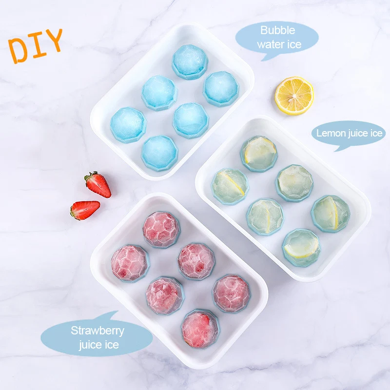 

Ice Tray Mold Silicone Food Grade Ice Cube Mold Square and spherical Tray Mold Drink Whiskey Cocktail Ice Cream Maker Ice Box