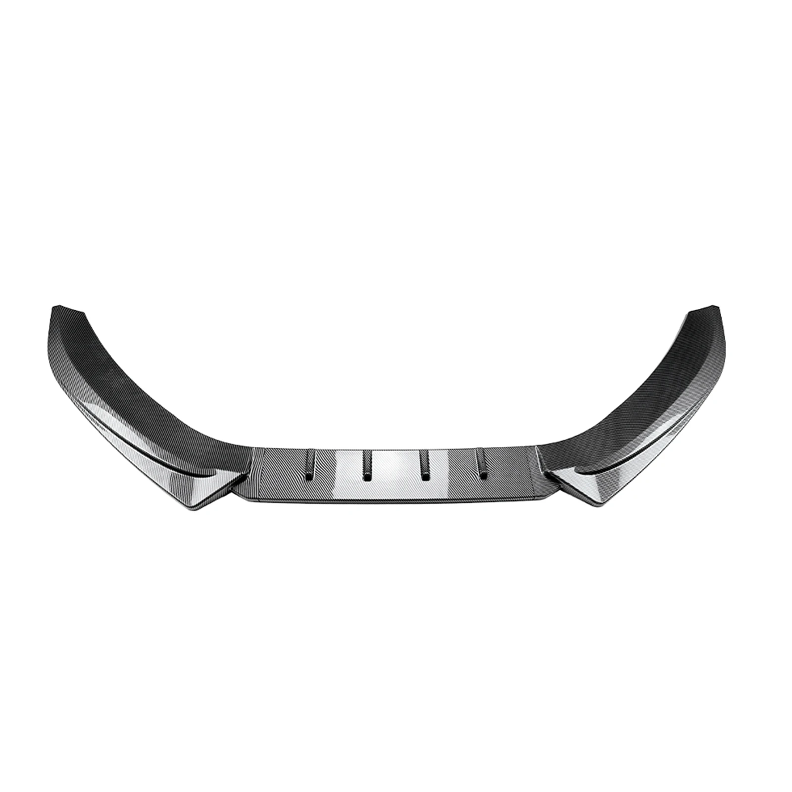 Front Bumper Spoiler Lip For Audi A5 S5 8T Sline S-line 2012-2017 Carbon Fiber Look/Gloss Black Lower Splitter Protector Blade
