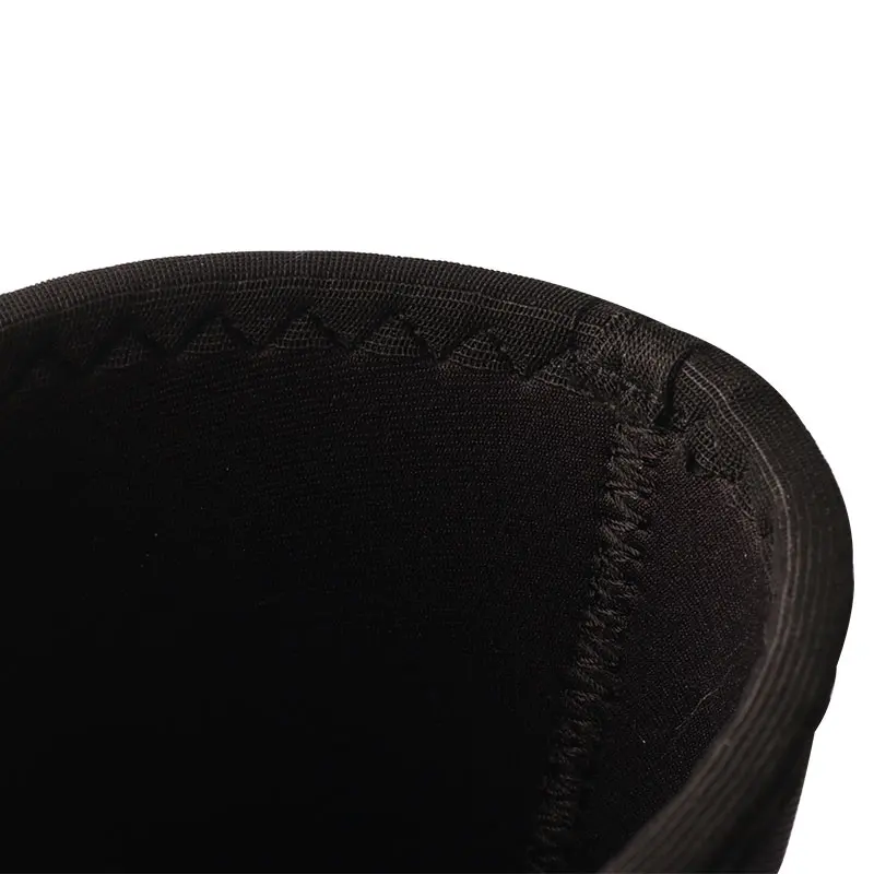 7 mm dicke, steife Kniebandagen in Schwarz für Gewichtheben, professionelle Neopren-Kniebandagen für Kraftdreikampf, Größe 2XS-5XL, Knieschutz – Detail 9
