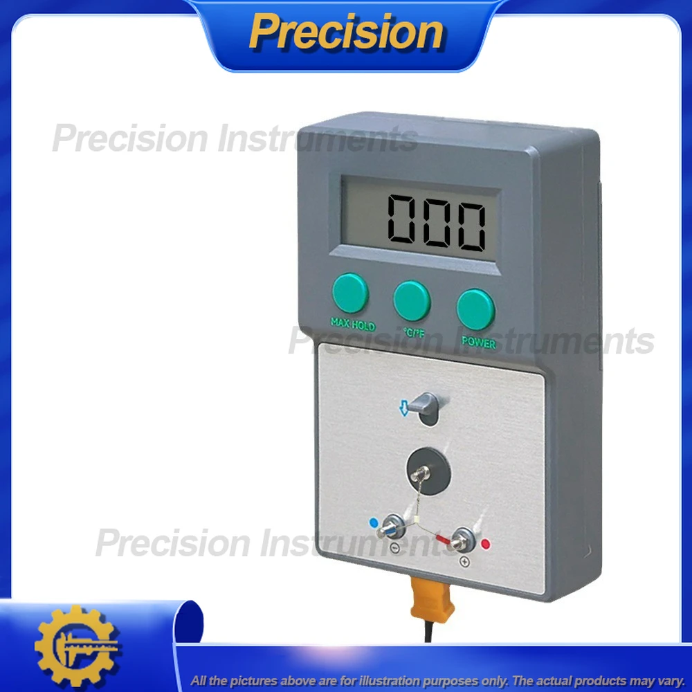 2026 191AD سبيكة لحام تلميح جهاز قياس درجة الحرارة ، مسدس هواء القصدير فرن درجة الحرارة معايرة تستر