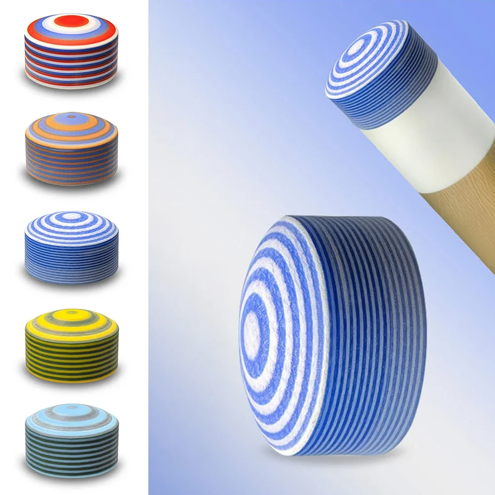 1/5Pcs 14mm Multi-layer Break Jump Cue Tips Colorful Fiber Tips for Pool Game Cue Billiards Accessories Super Hard