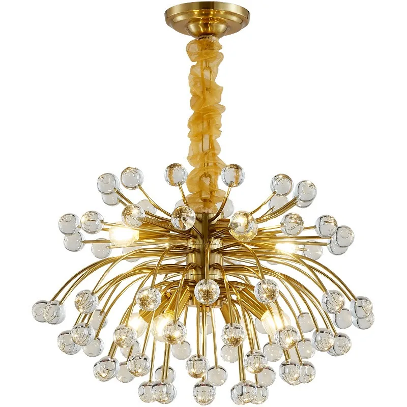 Living room chandelier, light luxury, post-modern simplicity and atmosphere, high-end Nordic dining room, bedroom European